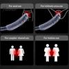 Durable One Piece Molded Toy Large Clear Silicone Dildo, Realistic Sex for Men Sensory Grain Texture Stroker Women, BDSM Beginner Training Tool, Adult