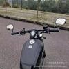 Kompatibilní s modifikací zpětného zrcátka Benda Grey Stone Chinchilla300Retro pro motocykl se zvětšeným zrcátkem na řídítka