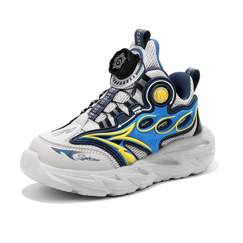 Boys' campus versatile and lightweight sports shoes 2025 autumn new mesh breathable boys soft-soled non-slip running shoes