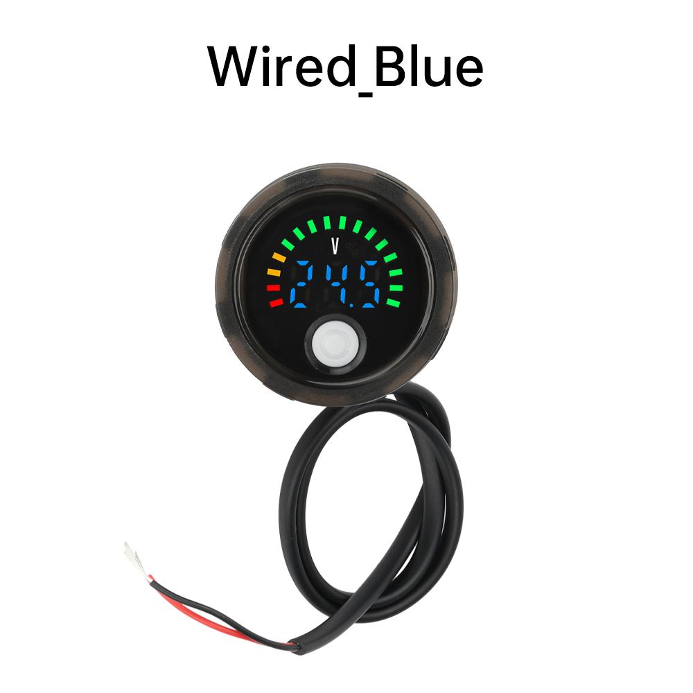 DC DC7-100V Mini LED Digital Voltmeter Waterproof Circular  Display Voltage Power Indicator Detector Tester Monitor