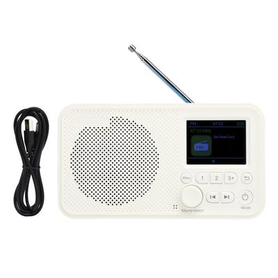 2,4-Zoll-Farbdisplay DAB Digitalradio mit Bluetooth MP3-Player für Zuhause und im Freien