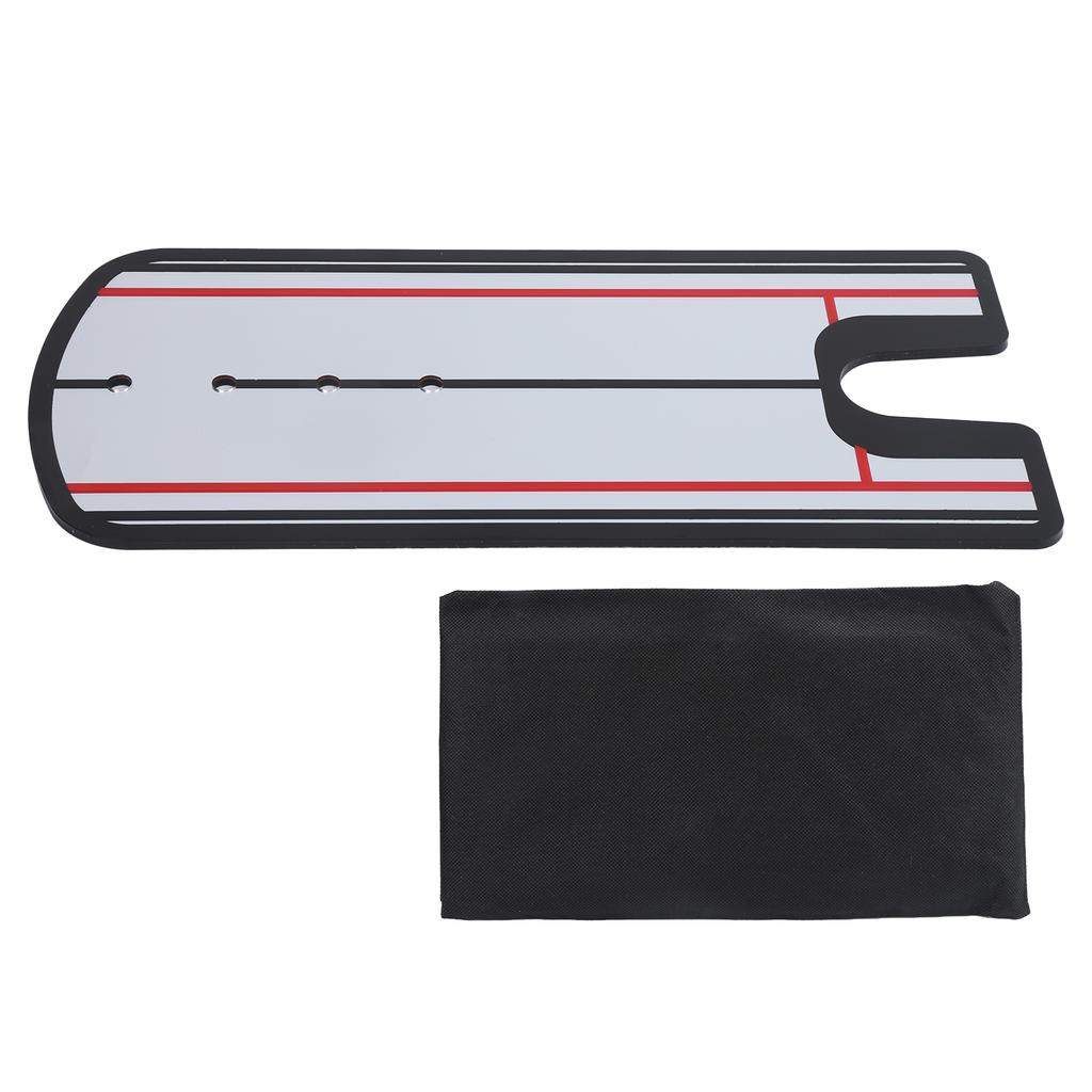 Golfschwung Gerade Übungsspiegel Tragbarer Golf Putting Spiegel Ausrichtungshilfe