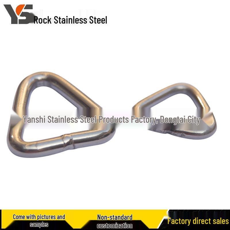 304 Stainless Steel Triangular Quick Link Ring Stainless Steel Triangle Ring