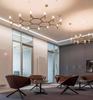 Nordic Luxury Modern LED Chandelier Designer Kitchen Pipe Chrome Lamp Hotel Living Room Room Room Decoration Lighting Fixtures