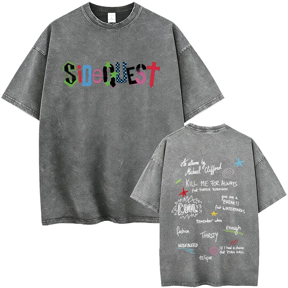 Punk Rock Band 5 Seconds of Summer Washed Vintage Tshirt Everyones A Star Merch 2026 Tshirts Men Women Hip Hop Gothic T Shirt