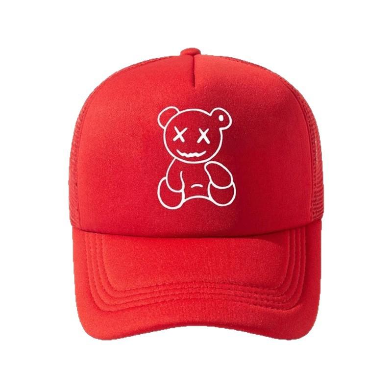 Shien Spring And Autumn Trend Personalized Bear Baseball Hat, Casual Versatile Sunshade Cold Warm Hat