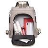 New Women's Multifunction Backpack Casual Solid Color School Bag For Girls Fashion Detachable Strap Travel Shoulder Bag