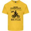 Cycling Never Underestimate Old Unisex Unisexs Light Cotton TShirt