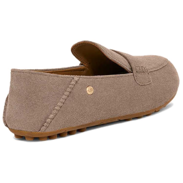 UGG California Loafer Cow Split Leather Loafers Women's Smoke Plume Gray 1147350-SKP