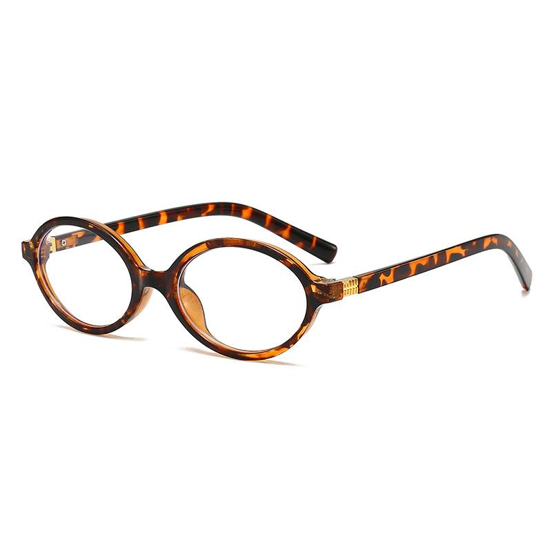 Zhang Yuanying sunglasses retro versatile plain women's sunglasses nerd oval fashion sunglasses