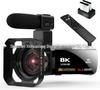4K HD 48MP Digital Camera & Video Recorder with Mic and Touchscreen