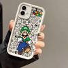 Super-Bros Phone Case for Marios Motorola Moto Edge 40NEO 50 Pro 60 Fusion G05 G14 G15 G24 G32 G35 G52 G53 G60 G75 G84 G85 Cover