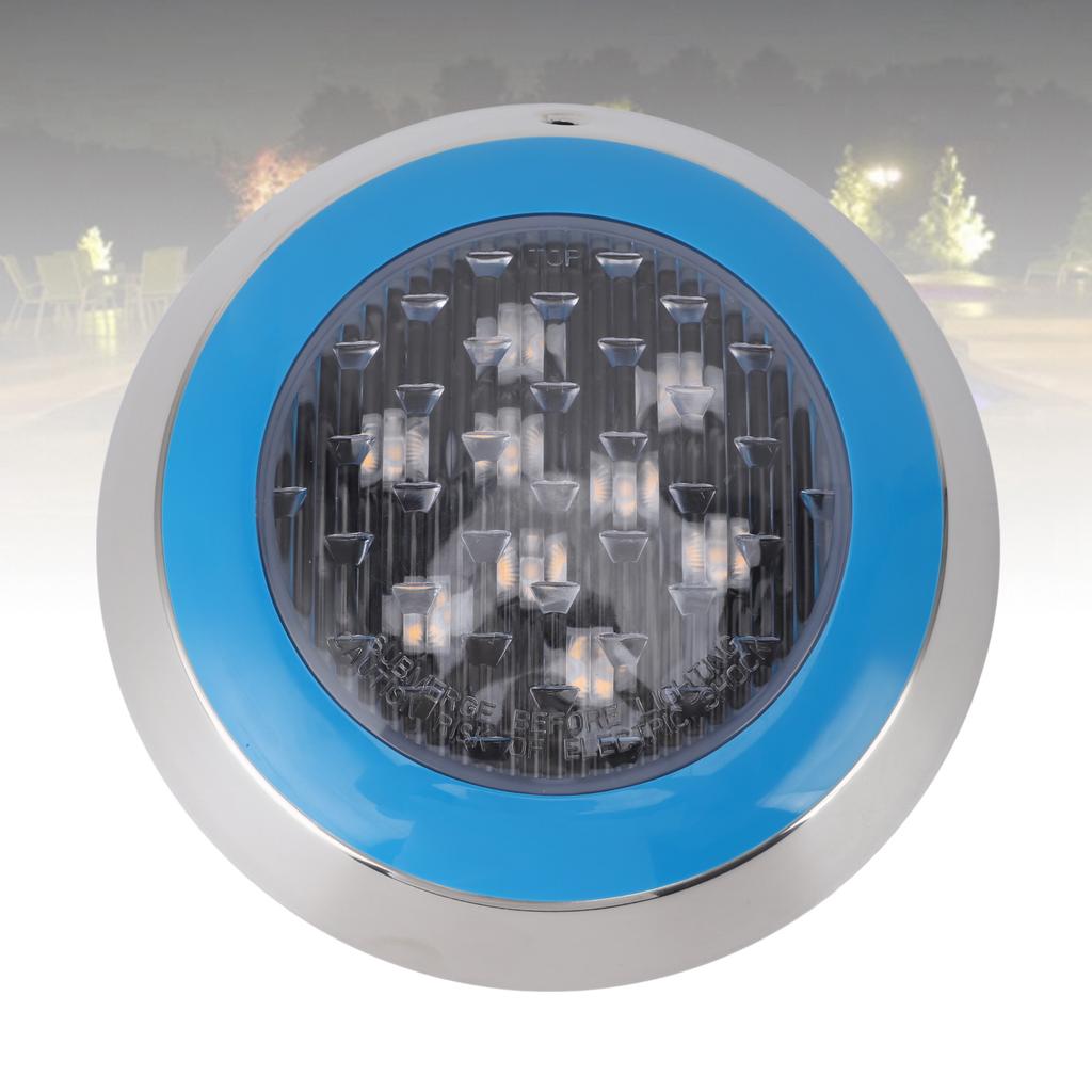 Submersible Pool Light Professional Warm Light 3000k 24V Recessed Decorative Waterproof Underwater Pool Lights for Pool Pond Bath Hot Tub Spa