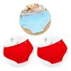 3Pcs/Set Women Cotton Briefs Solid Color Panties Comfortable Mid Rise Underpants Breathable Daily Girls Underwear