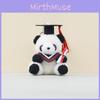 Cartoon Animal Doctor Panda Pendant Graduation Gift Plush Toy Panda Gift Doll