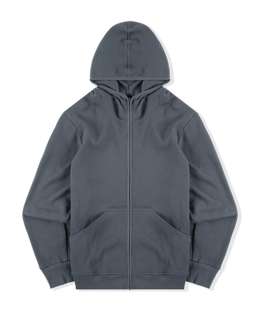Formlich Cable Hoodie Zipup/Charcoal