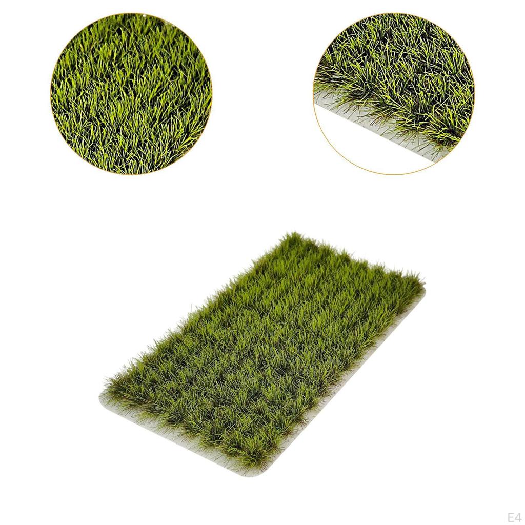 120 Pieces Miniature Grass Tufts Artificial Model Nylon Material Handmade Diorama