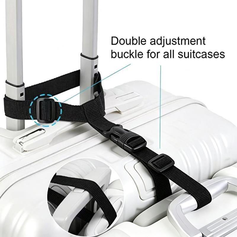 Telescopic Heavy Duty Luggage Strap Elastic Adjustable Non-Slip Suitcase Belt for Travel Camping Baggage Fastening Use