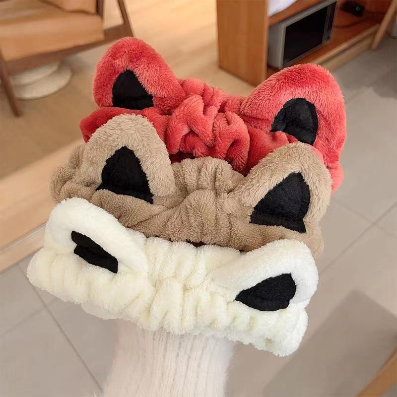 Polarowe opaski na głowę dla kobiet śliczne miękkie kokardy do włosów opaska do włosów opaski do włosów mycie twarzy makijaż turbany bandaż akcesoria dla dziewczynek