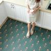 Kitchen Leather Carpet Non-slip Mat  Waterproof and Oil Proof Floor Mat Balcony Door Mat Room Carpet Area Rug Washable Bath Mat