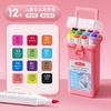 Mark Pen 24 Colors, Primary School Watercolor Pen 48 Colors, Art Supplies Brushes, Children's Safe and Non-toxic Double-ended Watercolor Pen