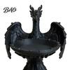 Ring And Earring Holder 3D Printed Storage Tray, Matte Black Resin Flying Dragon Shape, Dark Home Decor Organizer Dustproof Jewelry Organizer,