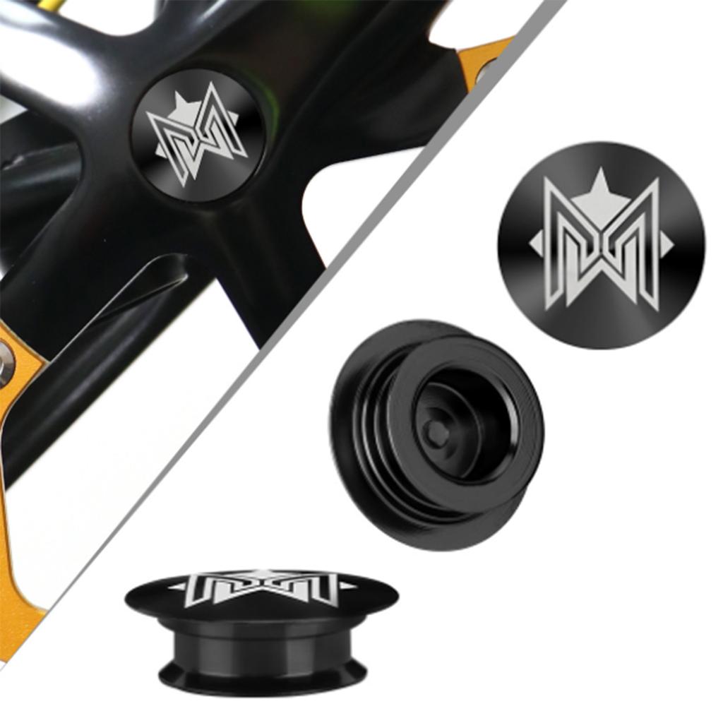 Bicycles Teeth Plate Crank Cover Aluminum Alloy Bike Crank Dust Caps Road Bike Crankset Plug Cycling Crankset Dust Cap