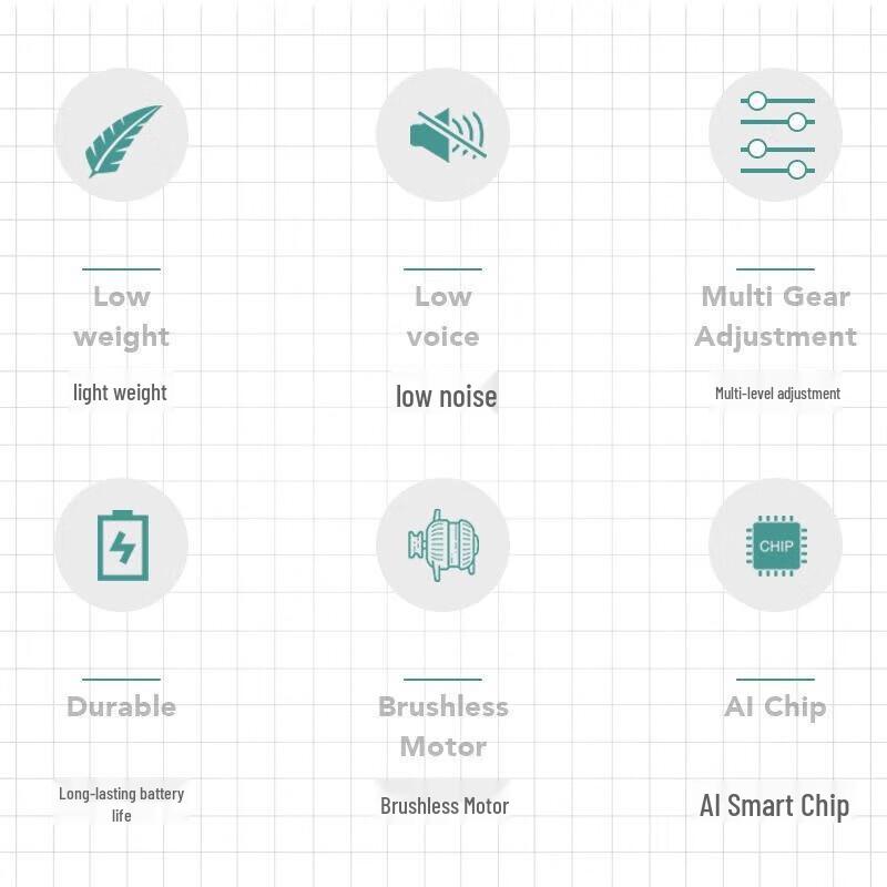 HEZHENG Silent Brushless Fascia Massage Gun