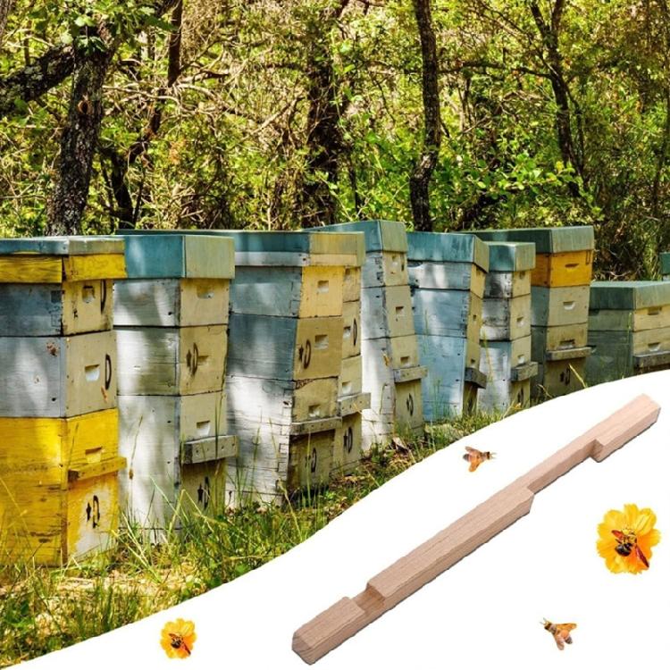 Bees Hives Entrance Reducer Beekeeping Tool Ventilation Control Safety Accessory Wooden Bees Supplies Maintain Warmth 12pcs