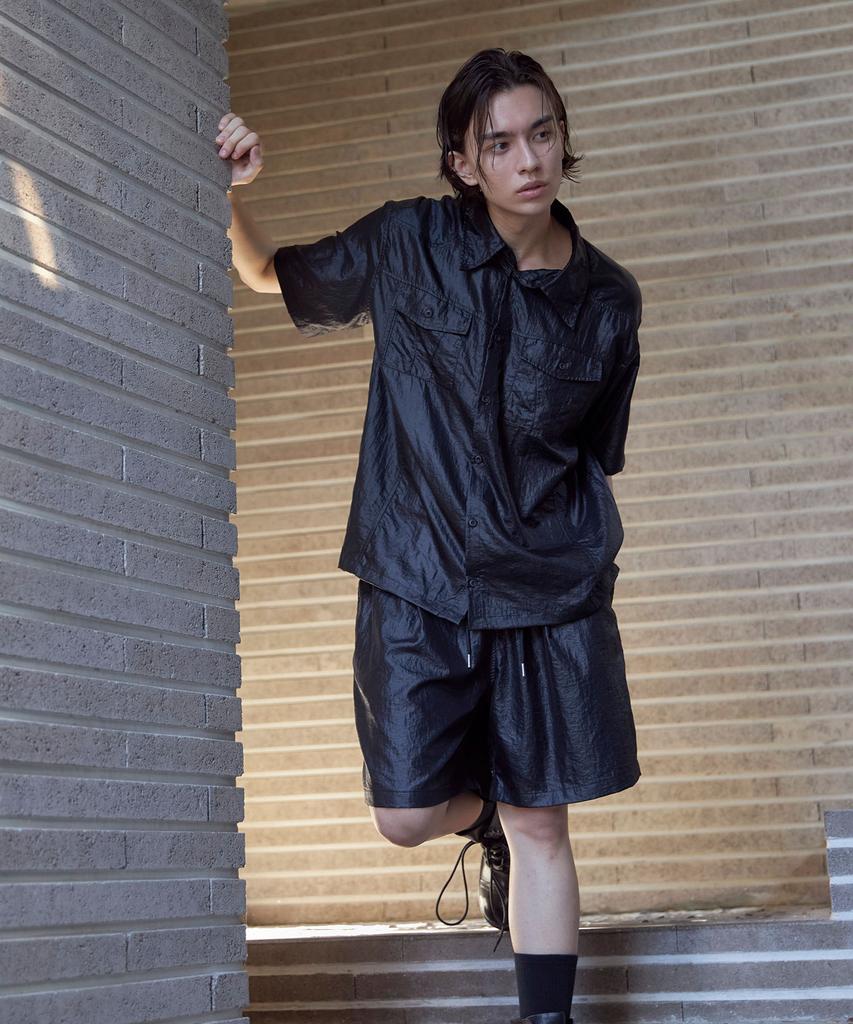 SENTAIR Glossy Shorts_Black
