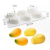 Kreative Obstserie Silikonform Mangoform Zum Backen Schokolade Mousse Kuchen Eis Dessert Antihaft-Backform Kuchen