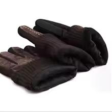 Gloves Men's Winter Cycling Motorcycle Windproof Cold Insulation Warm Leather Touch Screen Anti-Slip Thick Pile