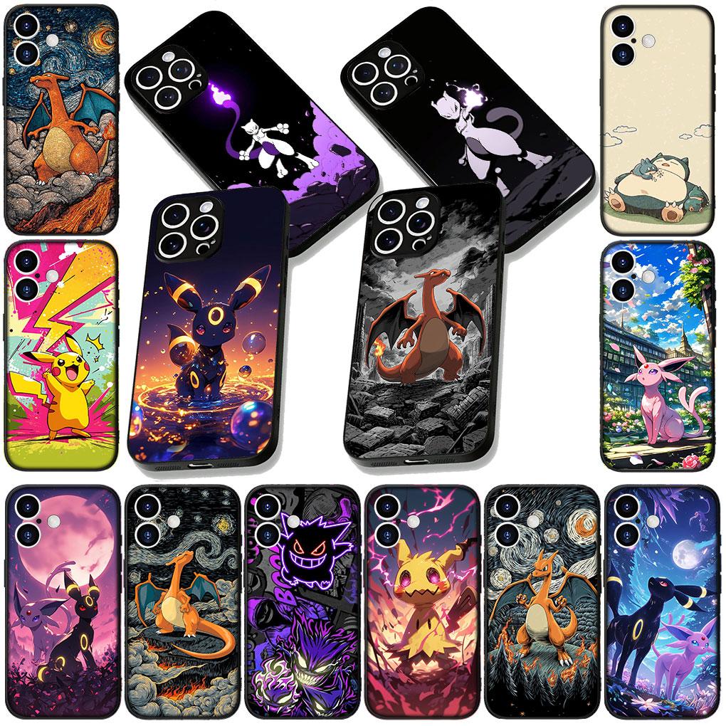 P-Pikachus Charmander P-Pokemons GO Phone Cover for Samsung Galaxy Note 20 9 8 S8 S10 S9 Plus A54 A33 A21S A31 M21 S10E A17 Case