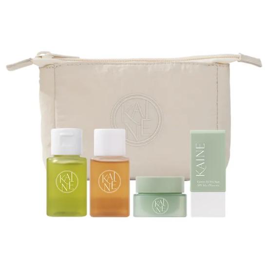

KAINE 4-Step Travel Kit | Mini Skincare Set | 4pcs | Hydrating & Barrier Repair Travel Essentials