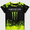 Herren Sommer Monster Energy Marke 3D Gedrucktes T-Shirt Lässig Schnelltrocknend Atmungsaktiv Kurzarm