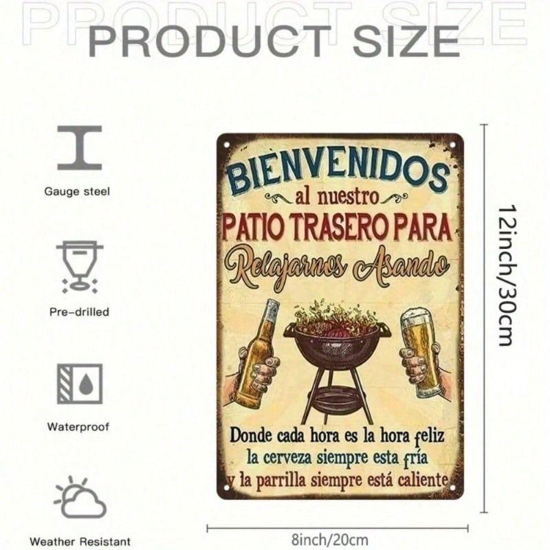 Vintage Metal Wall Panels for Garage Farm Garden Decor