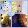 Glow-in-the-Dark Fairy Butterfly Tattoo Stickers for Kids - Waterproof & Fun Design