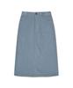 Malittepeulangsowajeobeo W Classic Corduroy Midi Skirt Sky Blue