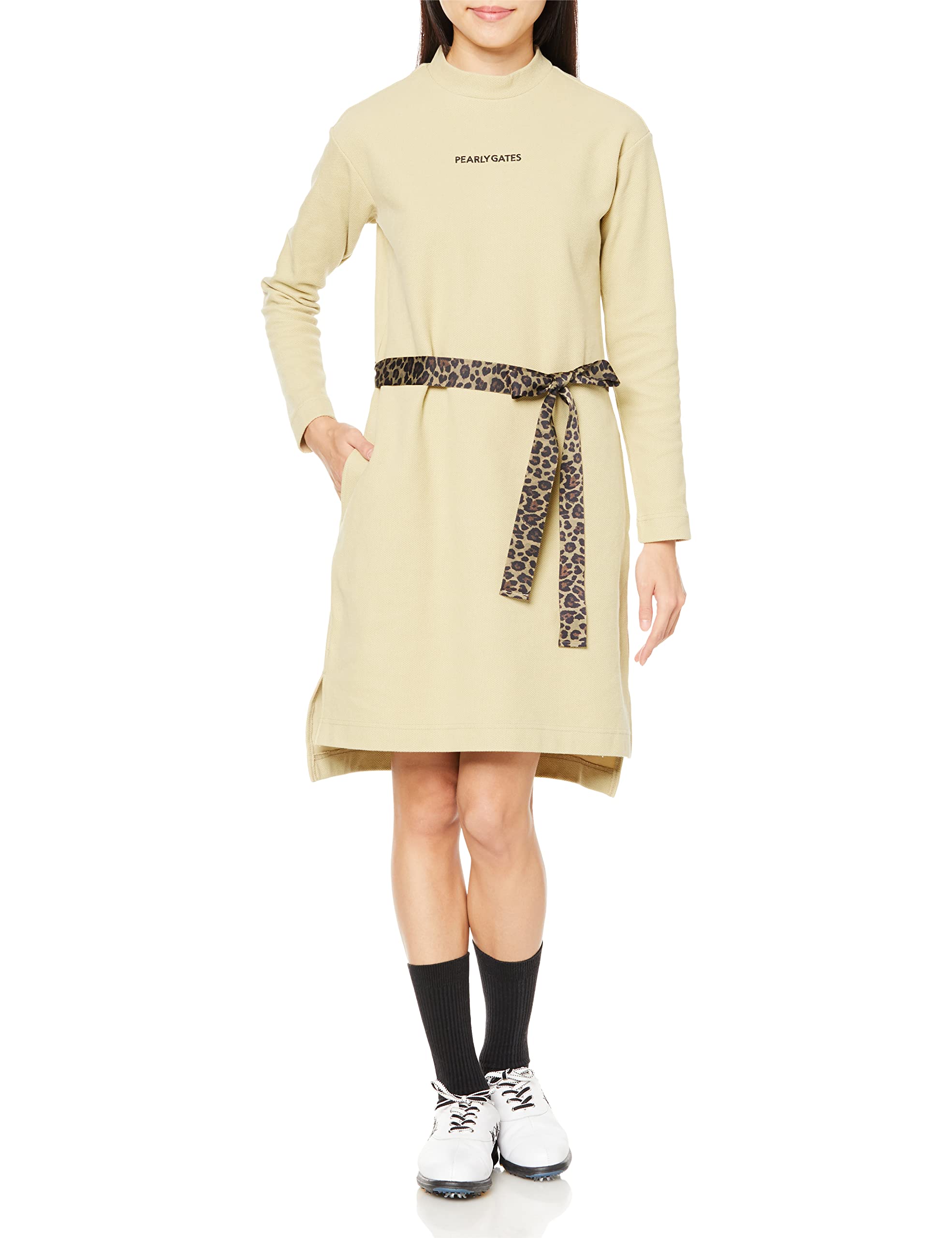 

Long Sleeve Dress Honeycomb Thermal 1 [Pearly Gates] Women s / 055-2224006 040_Beige [M]