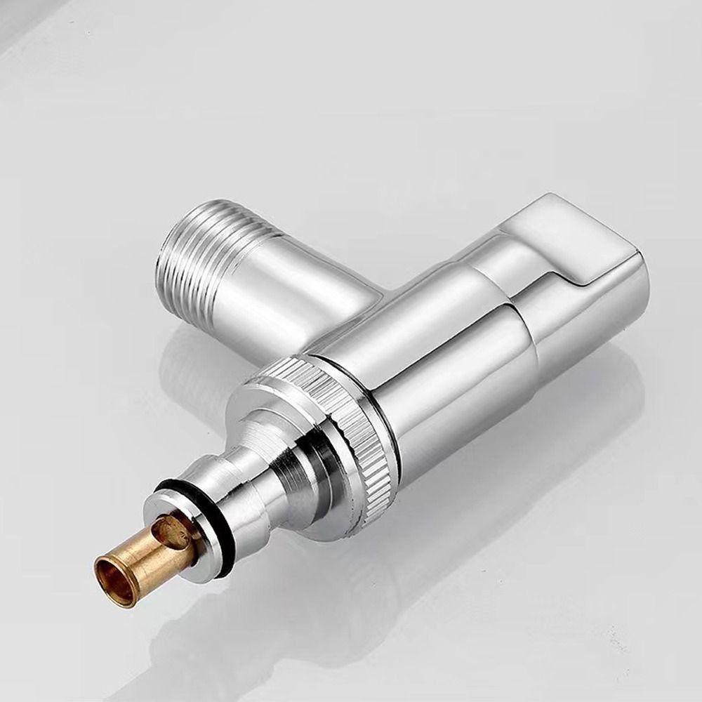 Metal Washing Machine Faucet Valve One Into One Out Dual Control Shut Off Valves
