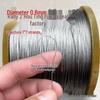 304 Stainless Steel Soft Wire Rope for Clothesline & Fishing