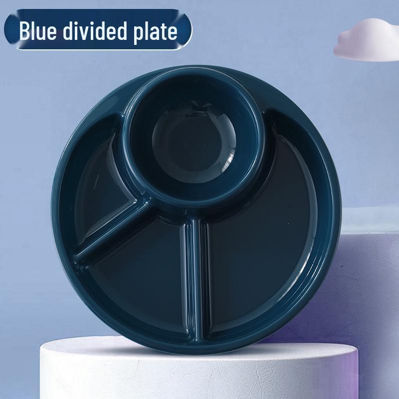 

Японский набор детских тарелок для контроля порций – Трехсекционная разделенная тарелка для завтрака с приборами