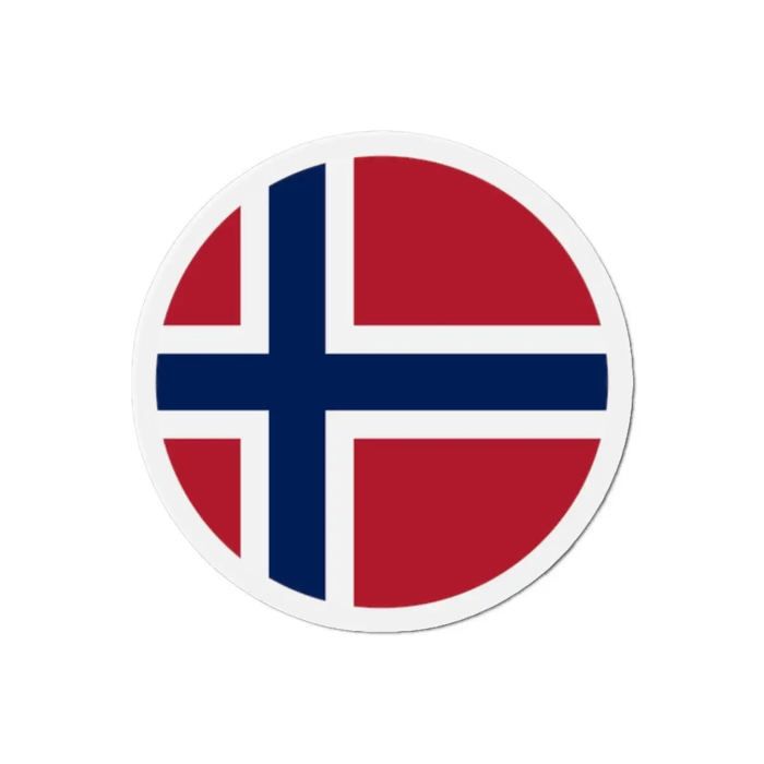 Aimant Rond - Norvège - 7 cm - 50 pièces - Multicolore - Mixte