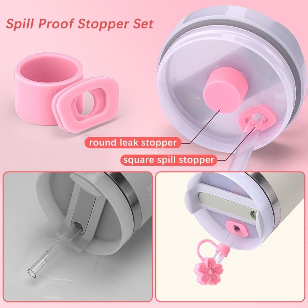 Set aus 4 rutschfesten Flaschenhüllen Silikon Überlaufschutz Abdeckung Flaschenzubehör Wasserflaschenuntersetzer