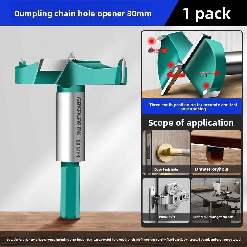 11-81mm Forstner Multi-Tooth Self-Centering Hinge Boring High Carbon Steel 1/1"(6.11mm) Hex Shank Drill Bit Set For Woodworking