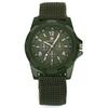 ZooooM Analog Watch with Faux Dial and Military Casual and Stylish Band, Style, (Green) ZM-MIRITOKE-GR