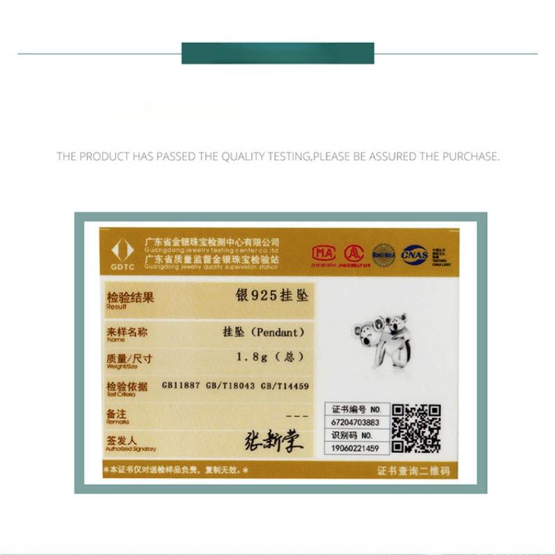 Koala S925 Sterling Silver Bracelet Beaded, With Love Animal Diy Oil Dripping Jewelry Accessories Bsc260