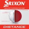 Srixon Distance Golf Soft 1 Dozen Balls, White, (2017/18 Version)