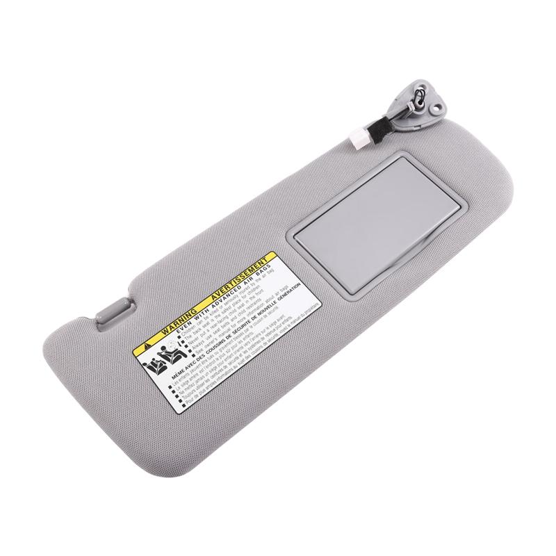 For Hyundai SONATA 2006-2010 852013K010QS 852023K000QS 1 SET Sun Visor Interior Gray Cloth Car Replacement