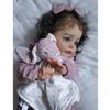 24in elÃvÃn nÃkÃ¶inen Reborn Baby Dolls Suesue silikoni kangas kÃsintehty pikkulapsi tyttÃ¶ nukke